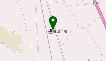 金田一郵便局の地図画像