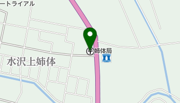 姉体郵便局の地図画像
