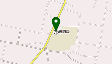 笹間郵便局の地図画像