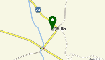 舞川郵便局の地図画像