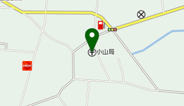 小山郵便局の地図画像