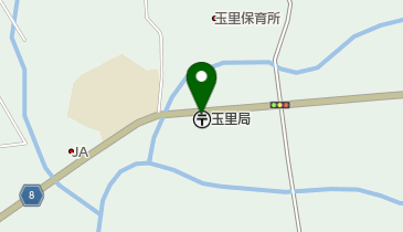 玉里郵便局の地図画像