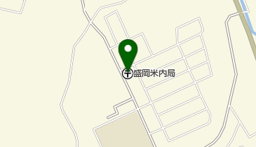 盛岡米内郵便局の地図画像