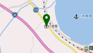 八木郵便局の地図画像