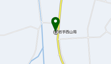 岩手西山郵便局の地図画像
