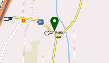 二戸駅前郵便局の地図画像