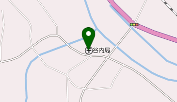 谷内郵便局の地図画像