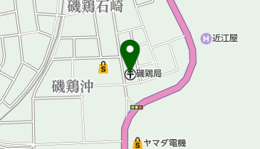 磯鶏郵便局の地図画像