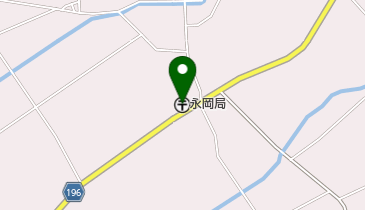 永岡郵便局の地図画像