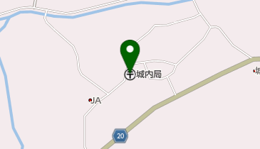 城内郵便局の地図画像