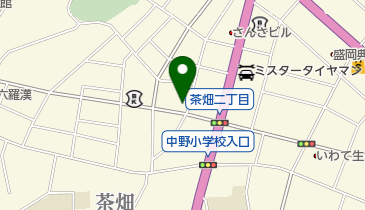 盛岡茶畑郵便局の地図画像