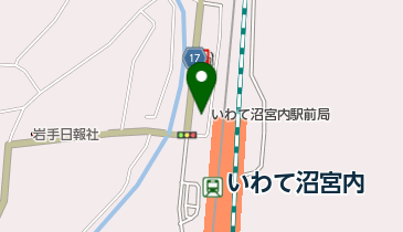いわて沼宮内駅前郵便局の地図画像