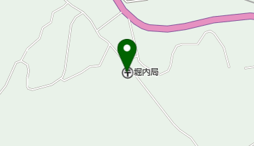 堀内郵便局の地図画像