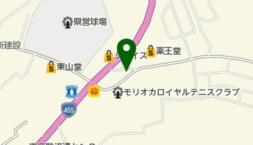 盛岡三ツ割郵便局の地図画像