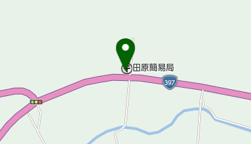 田原簡易郵便局の地図画像