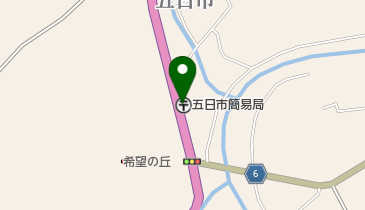 五日市簡易郵便局の地図画像