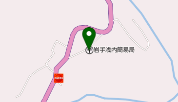 岩手浅内簡易郵便局の地図画像