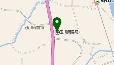 玉川簡易郵便局の地図画像