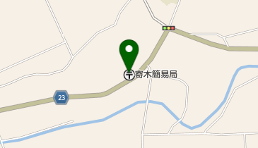寄木簡易郵便局の地図画像
