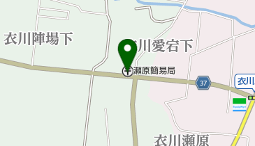 瀬原簡易郵便局の地図画像