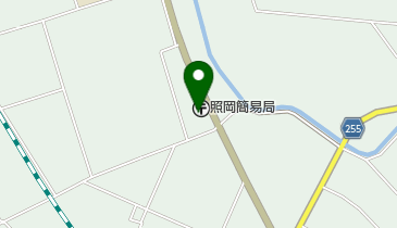 照岡簡易郵便局の地図画像
