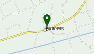 菅生簡易郵便局の地図画像