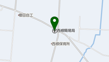 西根簡易郵便局の地図画像