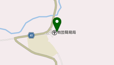 有芸簡易郵便局の地図画像