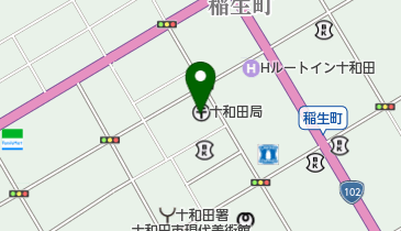 十和田郵便局の地図画像