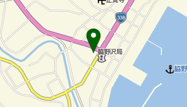 脇野沢郵便局の地図画像