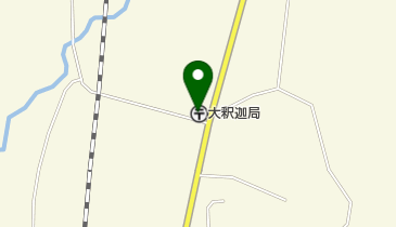 大釈迦郵便局の地図画像