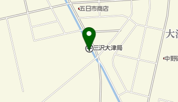 三沢大津郵便局の地図画像