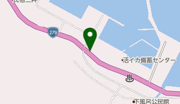 風間浦郵便局の地図画像