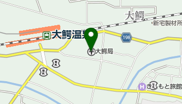 大鰐郵便局の地図画像