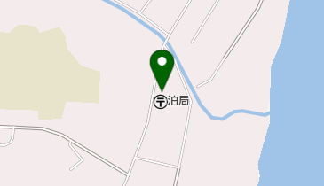 泊郵便局の地図画像