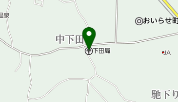 下田郵便局の地図画像