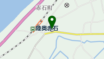 赤石郵便局の地図画像