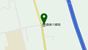 陸奥六郷郵便局の地図画像