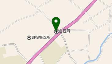 倉石郵便局の地図画像
