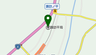 諏訪平郵便局の地図画像