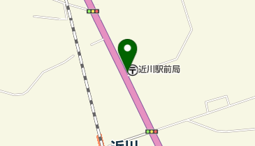近川駅前郵便局の地図画像