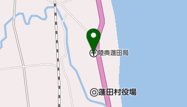 陸奥蓬田郵便局の地図画像