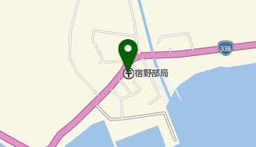 宿野部郵便局の地図画像