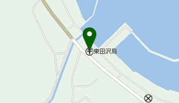 東田沢郵便局の地図画像