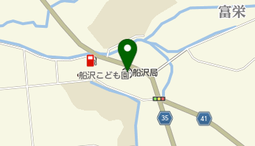 船沢郵便局の地図画像