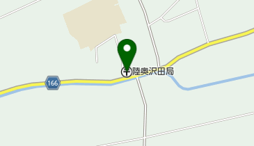 陸奥沢田郵便局の地図画像