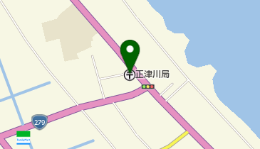 正津川郵便局の地図画像