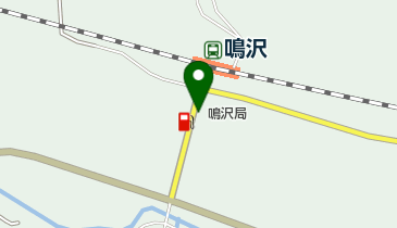 鳴沢郵便局の地図画像