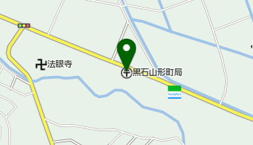黒石山形町郵便局の地図画像