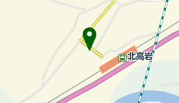 高岩簡易郵便局の地図画像